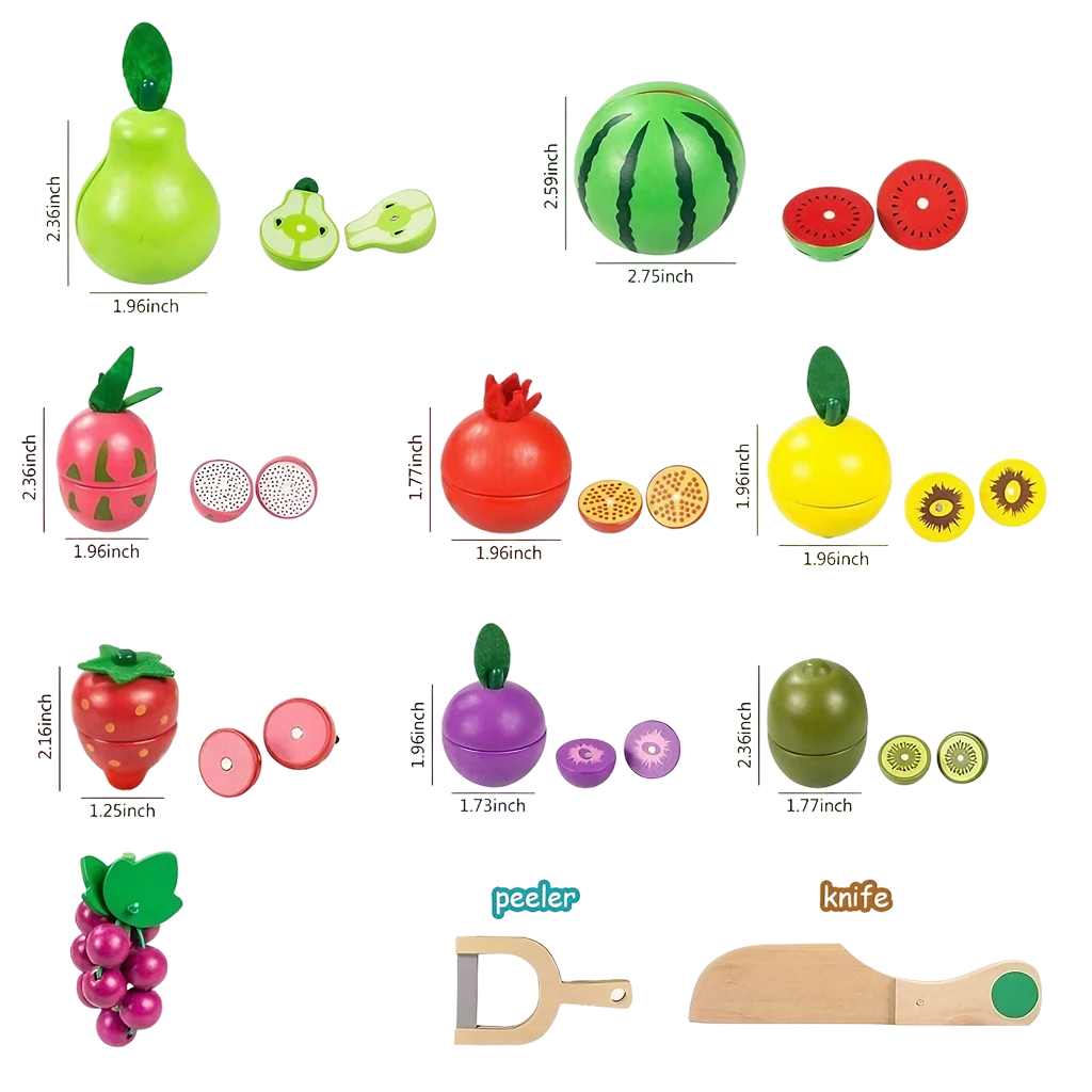 CANASTA DIDÁCTICA - FRUTAS