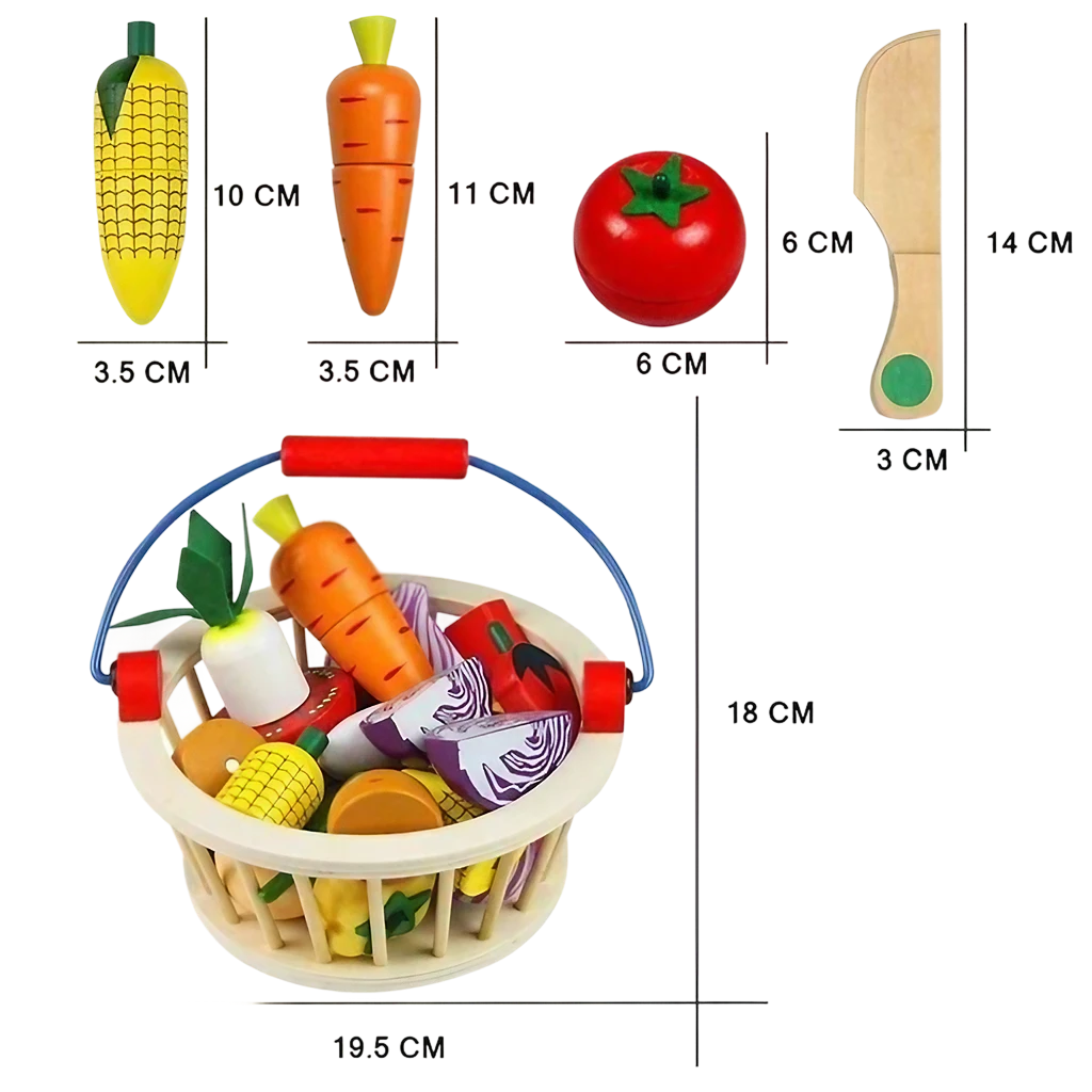 CANASTA DIDÁCTICA - VERDURAS