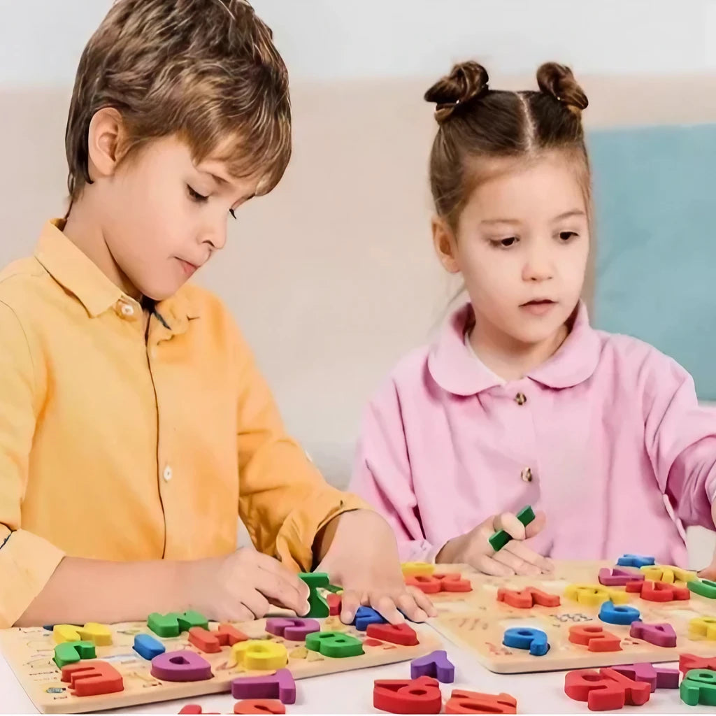 ROMPECABAZA  DE NUMEROS CON PIZARRA
