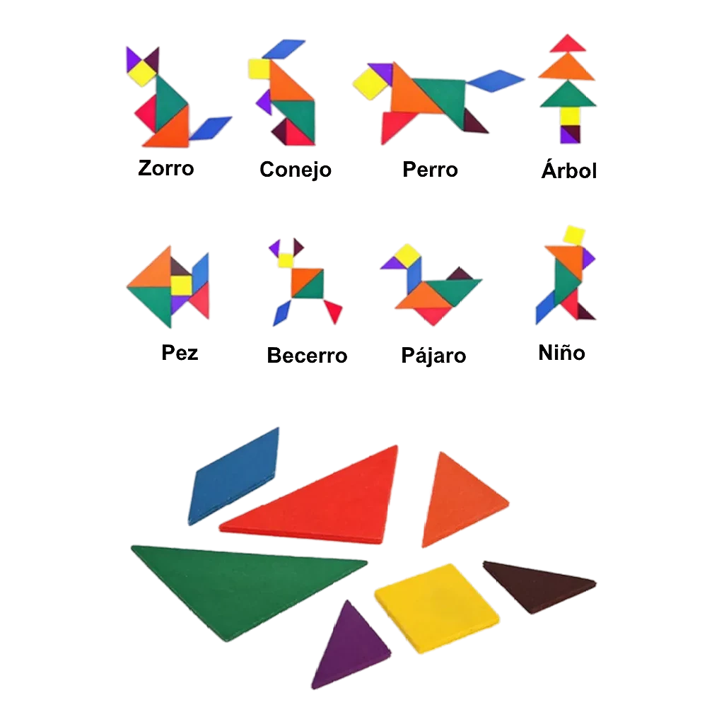 Wooden Tangram