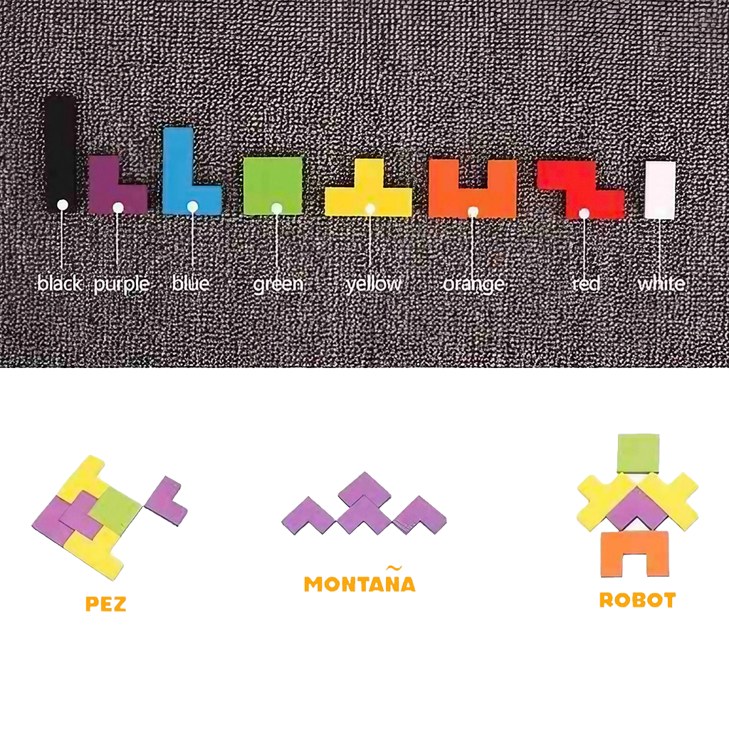 Classic Wooden Tetris