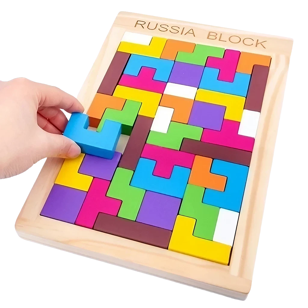 3D Wooden Tetris