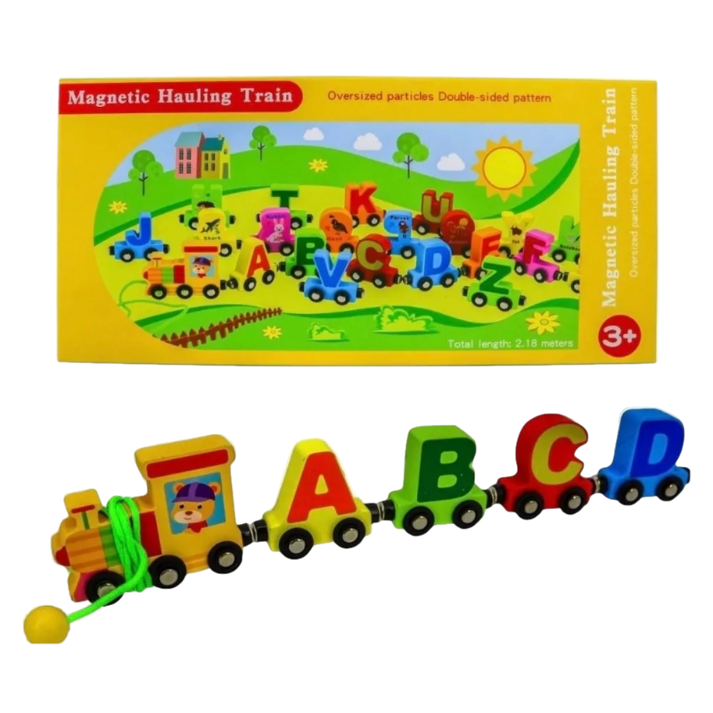 Educational ABC Train - Wooden