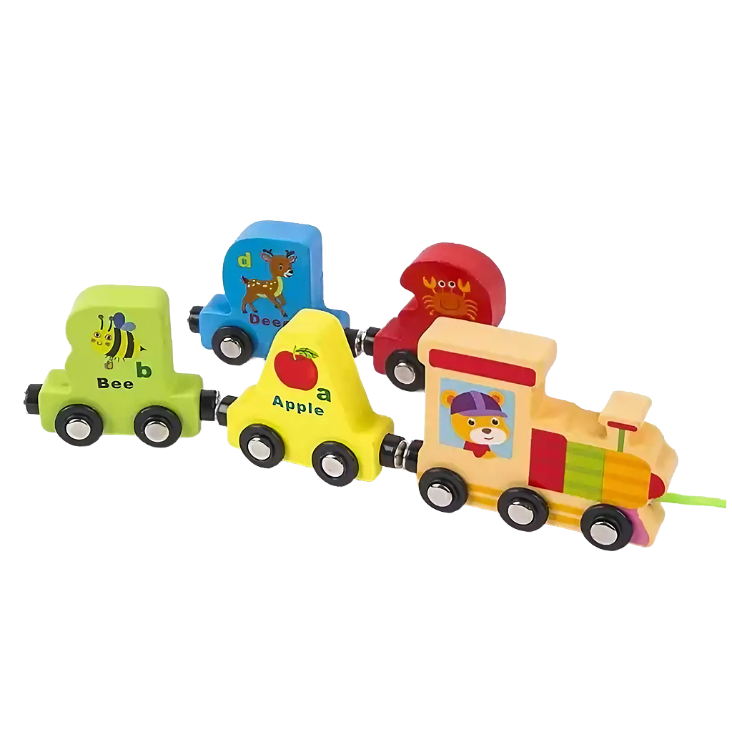 Educational ABC Train - Wooden