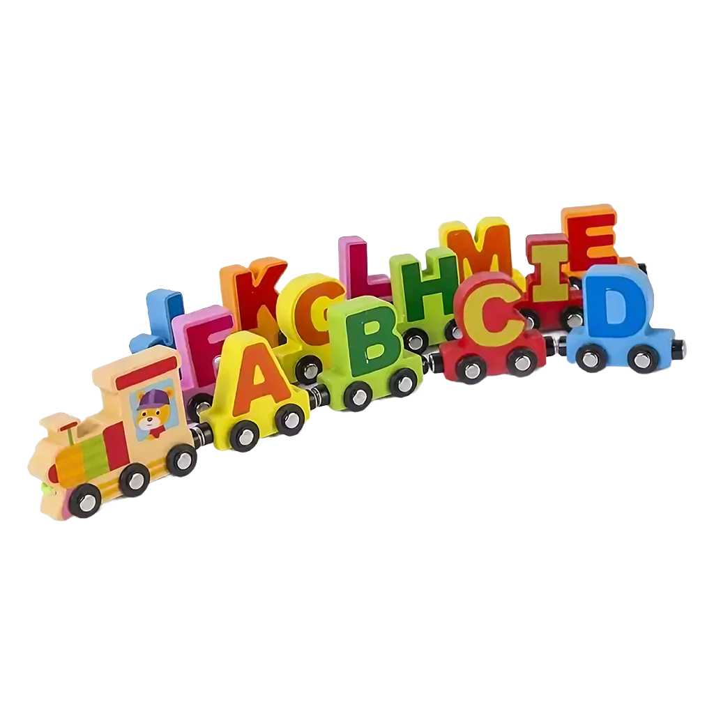 Educational ABC Train - Wooden