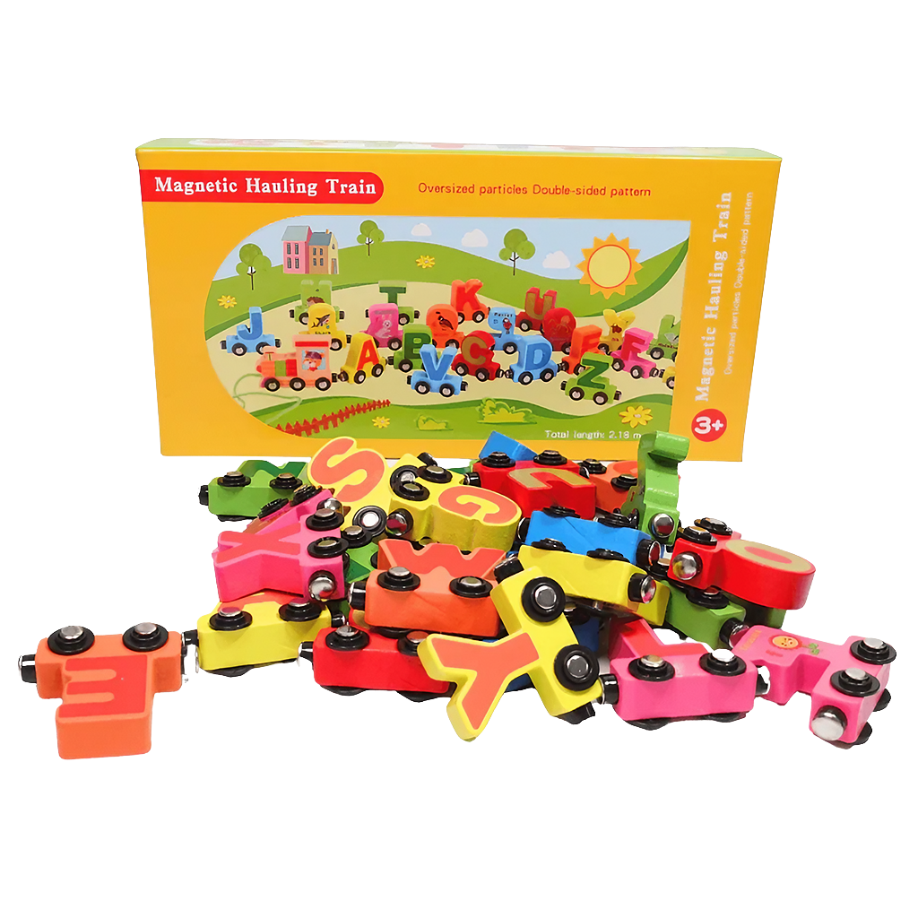 Educational ABC Train - Wooden