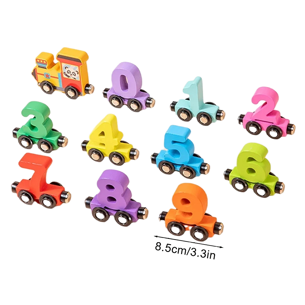 Magnetic Train of Numbers and Operations