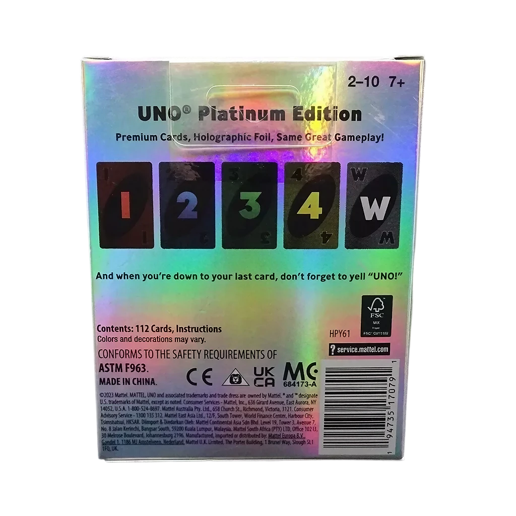 UNO Platinum - Mattel
