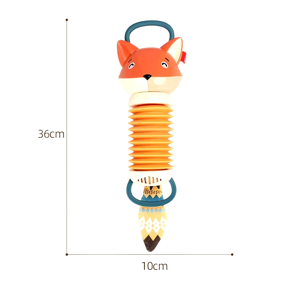 Acordeón Zorrito musical con texturas y sonidos