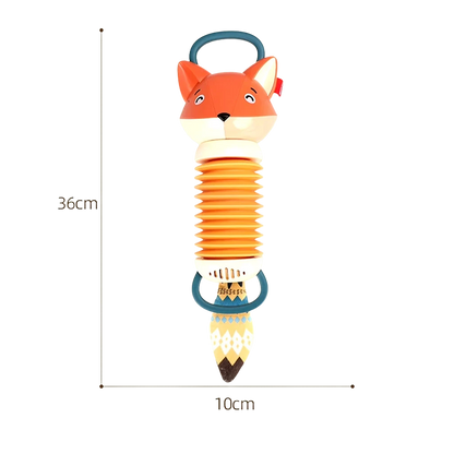 Acordeón Zorrito musical con texturas y sonidos
