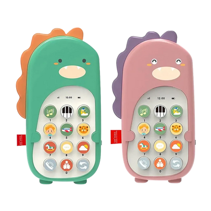 Celular musical con mordedero para bebes - Baby Cel dino