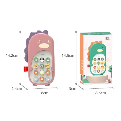 Celular musical con mordedero para bebes - Baby Cel dino