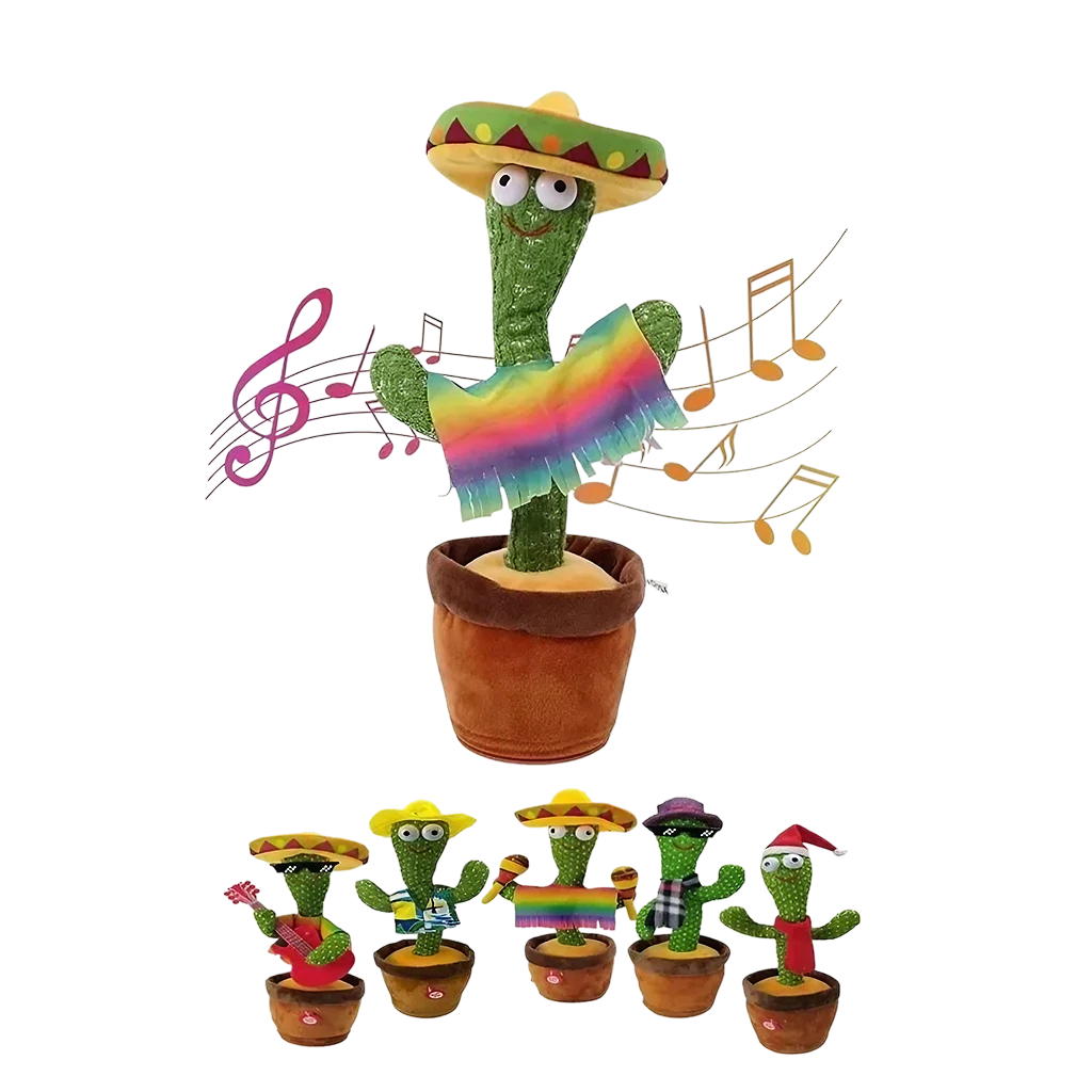 Cactus Bailarín Recargable musical