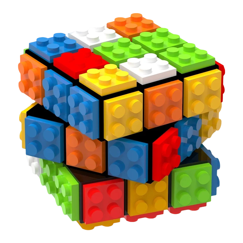 Cubo Rubik 3X3 - Lego