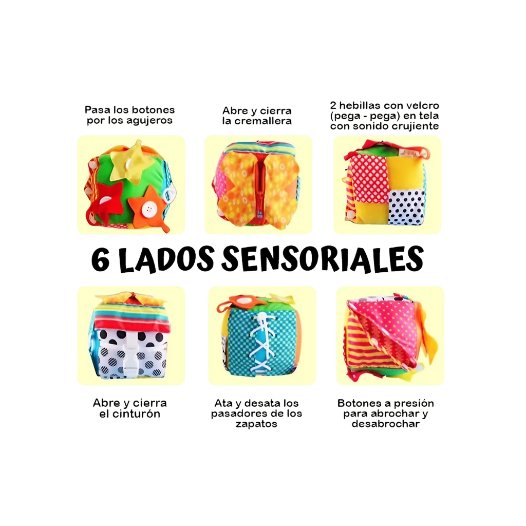 CUBO DIDÁCTICO DE HABILIDADES BÁSICAS 6 EN 1