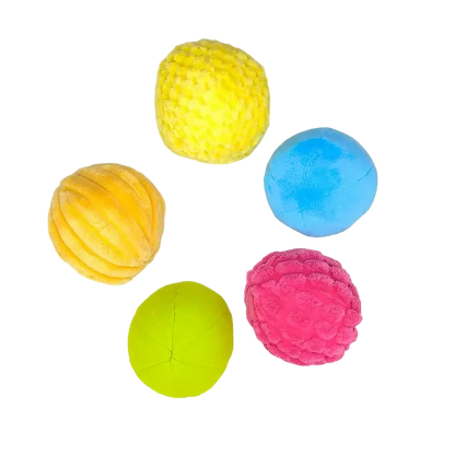 CUBO SENSORIAL CON PELOTAS ZOO TEXTURE