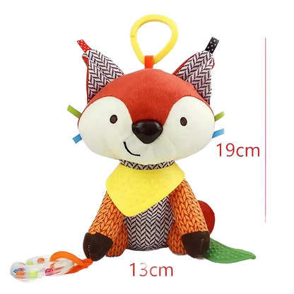 PELUCHE SENSORIAL - SONAJERO CON MORDEDOR PARA BEBE