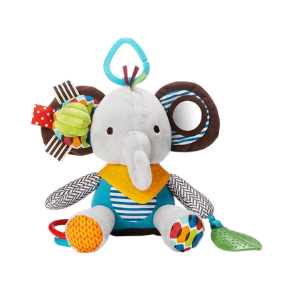 PELUCHE SENSORIAL - SONAJERO CON MORDEDOR PARA BEBE