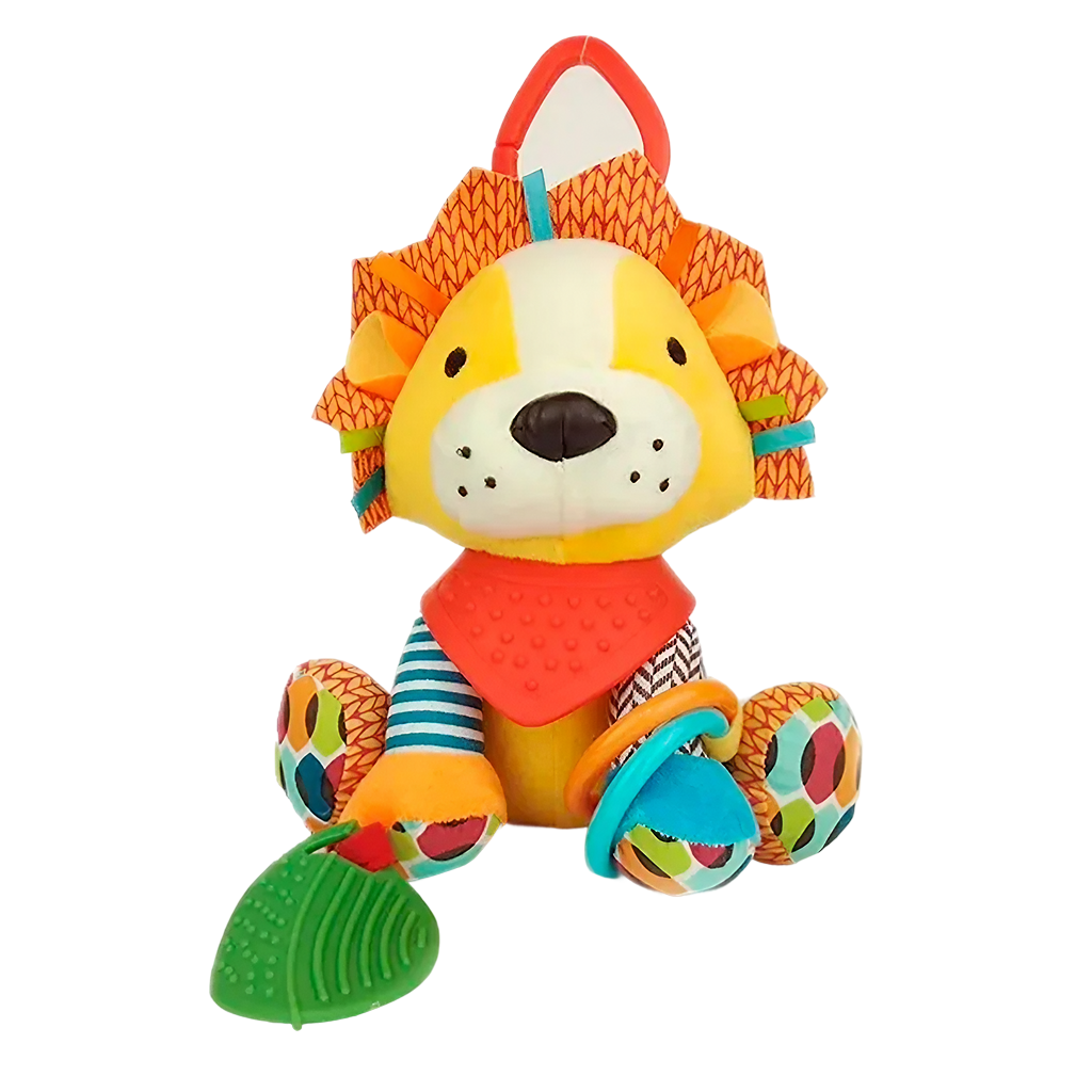 PELUCHE SENSORIAL - SONAJERO CON MORDEDOR PARA BEBE