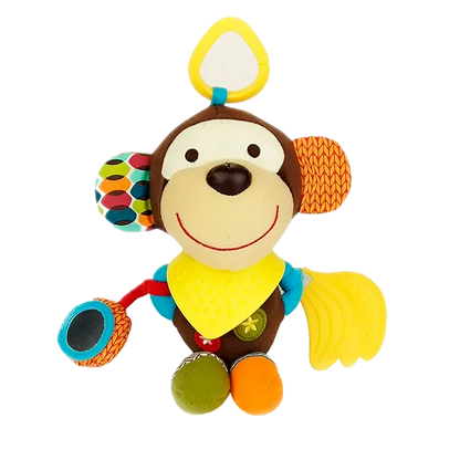 PELUCHE SENSORIAL - SONAJERO CON MORDEDOR PARA BEBE
