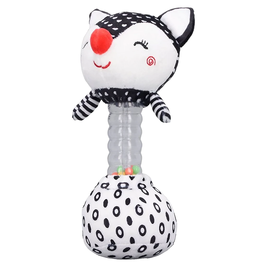 SONAJERO BLANCO Y NEGRO PARA BEBES