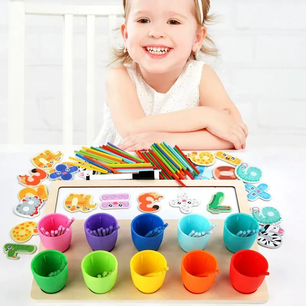 TABLERO IMANTADO MONTESSORI PARA CONTAR