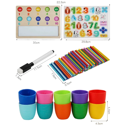 TABLERO IMANTADO MONTESSORI PARA CONTAR