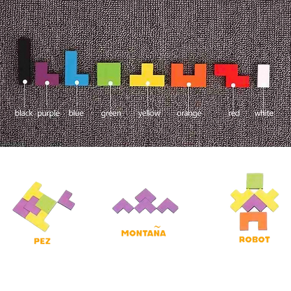 Tetris de Madera Clásico