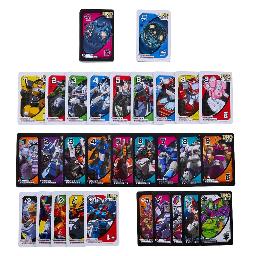 Uno Flip Transformers - Mattel