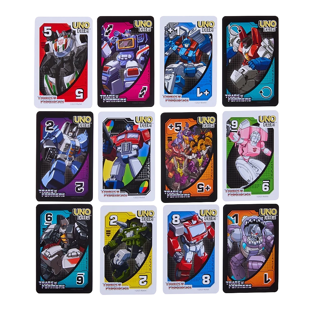 Uno Flip Transformers - Mattel