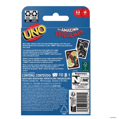 Uno Spiderman  - Mattel